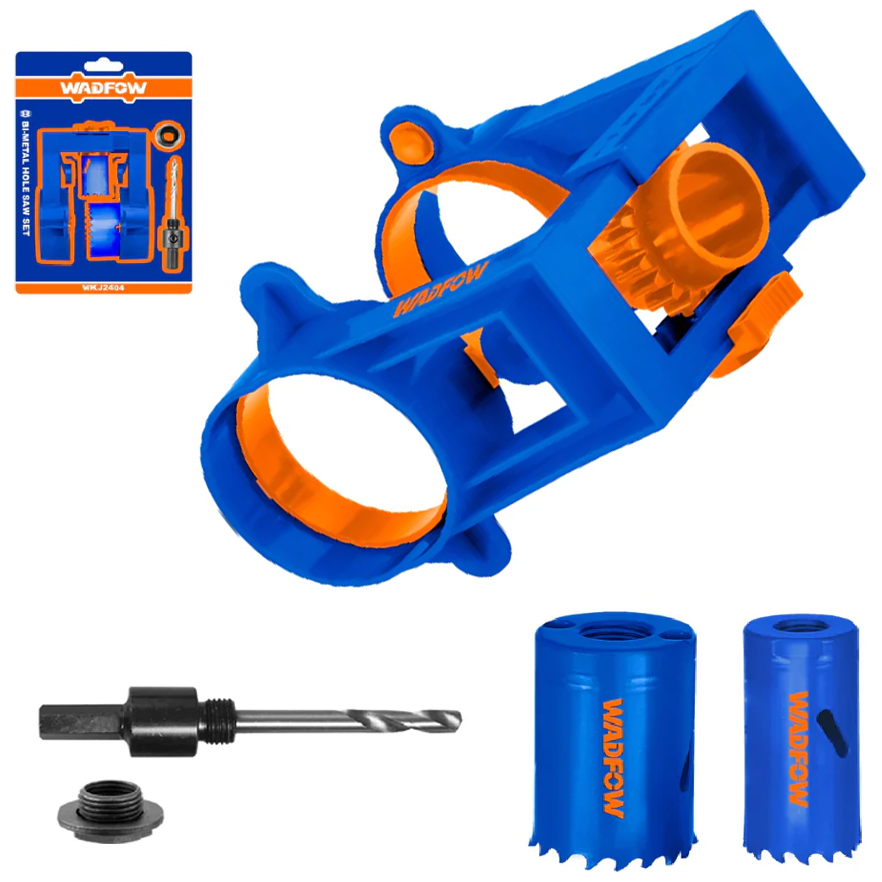 Wadfow WKJ2404 Lock Installation Hole Saw Set 4 Pcs | Wadfow by KHM Megatools Corp. Wadfow WKJ2404 Lock Installation Hole Saw Set 4 Pcs | Wadfow by KHM Megatools Corp.